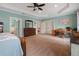 This main bedroom has tons of room for both sleep and work! at 250 Brigham Nw Rd, Winter Haven, FL 33881