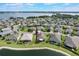 Aerial view of a lovely home in a lakeside community, with well-maintained lawns at 3844 Bedford Ave, Winter Haven, FL 33884