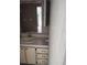 Bathroom vanity with a sink, mirror, and storage cabinets at 418 Tivoli Park Dr, Davenport, FL 33897