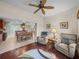 Inviting living room seamlessly connects to the kitchen and dining area, perfect for entertaining at 4327 Gullane Dr, Lake Wales, FL 33859