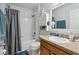Clean bathroom featuring a shower-tub combination at 476 Haines Trl, Winter Haven, FL 33881
