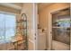 Pass through to a laundry room with a door to the garage and a door to the outside at 492 Sweetwater Way, Haines City, FL 33844