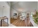 Spacious living room features hardwood floors, vaulted ceiling, and an open floor plan at 620 Jaxson Blvd, Winter Haven, FL 33880