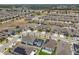 Aerial view of a home, showing a pool and the neighborhood at 622 Taft Dr, Davenport, FL 33837