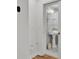 A clean bathroom features a pedestal sink and modern fixtures at 900 Lake Jessie Dr, Winter Haven, FL 33881