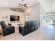 Inviting living room with modern furniture at 123 Evergreen Dr, Auburndale, FL 33823