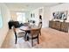 Cozy living room with a round dining table and stylish furnishings at 1363 Benevento Dr, Winter Haven, FL 33884