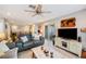Inviting living room with comfortable seating, stylish decor, and plenty of natural light at 2202 Starboard, Winter Haven, FL 33881