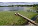Peaceful lake scene with lily pads viewed from a charming dock, perfect for relaxation at 255 Lake Link Rd, Winter Haven, FL 33884