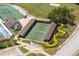 Well maintained shuffleboard courts next to tennis courts and a landscaped walkway enhance outdoor activities at 3245 Prairie Dunes E Cir, Lakeland, FL 33810