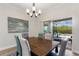 Dining area with pool view from the window at 4175 Muirfield Loop, Lake Wales, FL 33859