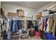 Spacious walk-in closet with clothing and storage solutions at 4400 Trotters Way, Lakeland, FL 33801
