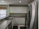 Well-equipped kitchen with stainless steel appliances, ample counter space, and stylish white cabinetry at 4488 Turnberry Ln, Lake Wales, FL 33859
