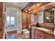 Well-appointed bathroom features a vanity, a bidet and toilet, blending comfort and sophistication for a seamless experience at 501 Adams Barn Rd, Auburndale, FL 33823