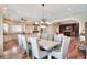 Dining room with open access to the kitchen and living room at 501 Adams Barn Rd, Auburndale, FL 33823