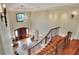 Grand foyer with soaring ceilings, chandelier, marble floors, and custom woodwork offering an elegant entrance at 501 Adams Barn Rd, Auburndale, FL 33823