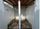 Outdoor bathroom with shower, toilet, and brick floor at 502 Canal Dr, Lake Wales, FL 33859