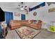 Cozy living room featuring comfortable seating and stylish decor at 505 8Th S St, Dundee, FL 33838