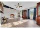 Spacious living room with hardwood floors and large windows for ample natural light at 505 8Th S St, Dundee, FL 33838