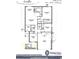Detailed floor plan highlighting 3 bedrooms, 2 baths, a 2-car garage, and a total living area of 1301 square feet at 879 Orleans Dr, Eagle Lake, FL 33839