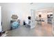 Charming home office featuring stylish decor, a computer setup, and adjacent dining area at 912 Scrub Oak Hammock Rd, Davenport, FL 33837
