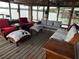 Lakeside dock with comfortable seating, perfect for relaxing and enjoying the peaceful waterfront atmosphere at 9402 Cat Track Trl, Lake Wales, FL 33898