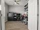 Functional office space with built-in shelving and ample workspace for productivity at 1081 Sandpiper Loop, Winter Haven, FL 33881