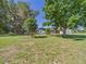 Sprawling backyard with mature trees and a well-maintained lawn at 14191 Se 25Th Ave, Summerfield, FL 34491