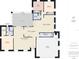 Detailed floor plan showcasing the layout of the home with spacious living areas at 14191 Se 25Th Ave, Summerfield, FL 34491