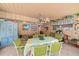 Bright sunroom with dining set, vibrant decor, and views of the outdoors, perfect for relaxed living at 1491 Avenue F Ne, Winter Haven, FL 33881