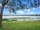 Picturesque backyard featuring a private dock leading to the serene lake at 1540 N Lake Mirror Nw Dr, Winter Haven, FL 33881
