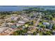This aerial view shows the property's position near the city center and waterfront at 165 E Pierce St, Lake Alfred, FL 33850