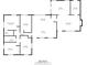 Detailed floorplan of the home showing the layout of the bedrooms, kitchen, and living areas at 320 Boger S Blvd, Lakeland, FL 33803