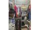 Well-organized walk-in closet with shelving and hanging space for clothing, shoes, and accessories at 333 Lake Howard Nw Dr # 312D, Winter Haven, FL 33880