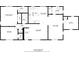 Floor plan displaying a 1605 sq ft home including primary and secondary bedrooms, bathrooms, and kitchen at 3705 Pine Cir, Lake Wales, FL 33898