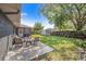Expansive backyard boasts a patio, shed, and well-maintained lawn, ideal for relaxation and outdoor activities at 40 Westridge Rd, Davenport, FL 33837
