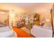 Spacious living room featuring comfortable couches, cozy carpet, and stylish decor at 40 Westridge Rd, Davenport, FL 33837