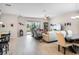 Spacious living room with sliding glass doors leading to outdoor space at 4100 Martindale Loop, Winter Haven, FL 33884