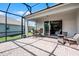 Enjoy this patio with brick flooring, outdoor seating, and a great view at 4100 Martindale Loop, Winter Haven, FL 33884