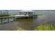 Beautiful lake house with a dock, perfect for enjoying waterfront living and scenic views at 4949 Lake Kotsa Dr, Lake Wales, FL 33898