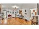 Welcoming entryway with hardwood floors, decorative accents, and ample natural light at 527 Duchess Dr, Lakeland, FL 33803