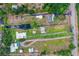 Overhead shot showcasing the home's location, property lines, and proximity to the water at 8314 W Lake Marion Rd, Haines City, FL 33844