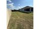 A fenced in spacious backyard at 832 Vienna Dr, Winter Haven, FL 33884