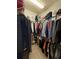 Walk-in closet with plentiful storage for clothes and other personal items at 832 Vienna Dr, Winter Haven, FL 33884