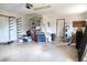 This garage offers plenty of open space at 1334 Highland Park S Dr, Lake Wales, FL 33898