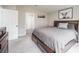 Bedroom featuring neutral paint with view to a door that leads into the bathroom and kitchen at 1719 Durden Dr, Winter Haven, FL 33880