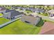 Overhead shot of home, yard, and neighborhood at 204 Walkers Point Dr, Auburndale, FL 33823
