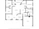 Detailed floor plan showcasing layout with multiple bedrooms, living spaces, and attached garage at 204 Walkers Point Dr, Auburndale, FL 33823