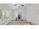 Home office with a computer desk and window at 204 Walkers Point Dr, Auburndale, FL 33823