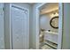 Bathroom view showcasing a vanity and toilet next to the closet at 2835 Wingfoot Ct, Winter Haven, FL 33884